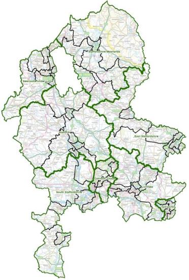 New political map for Staffordshire | LGBCE